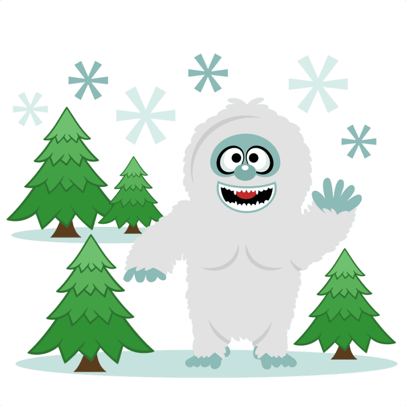 Vector Free Download Yeti Snowman Scrapbook Cut File - Yeti Clip Art - Transparent PNG Free Download | PNGio