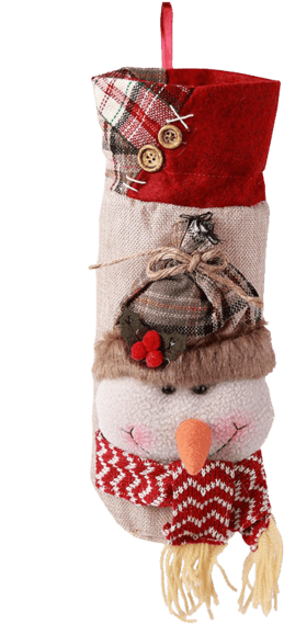 Hiliss 2pcs Snowman Santa Claus Christmas Candy Bag - Christmas Day - Transparent PNG Free Download | PNGio