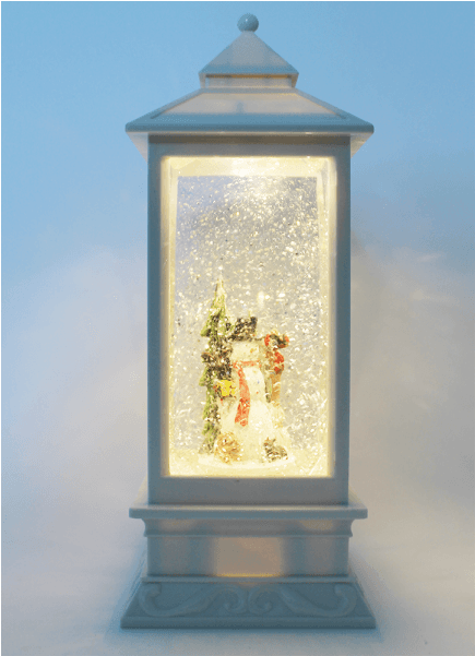 Snowman Light Up Christmas Lantern - Christmas Day - Transparent PNG Free Download | PNGio