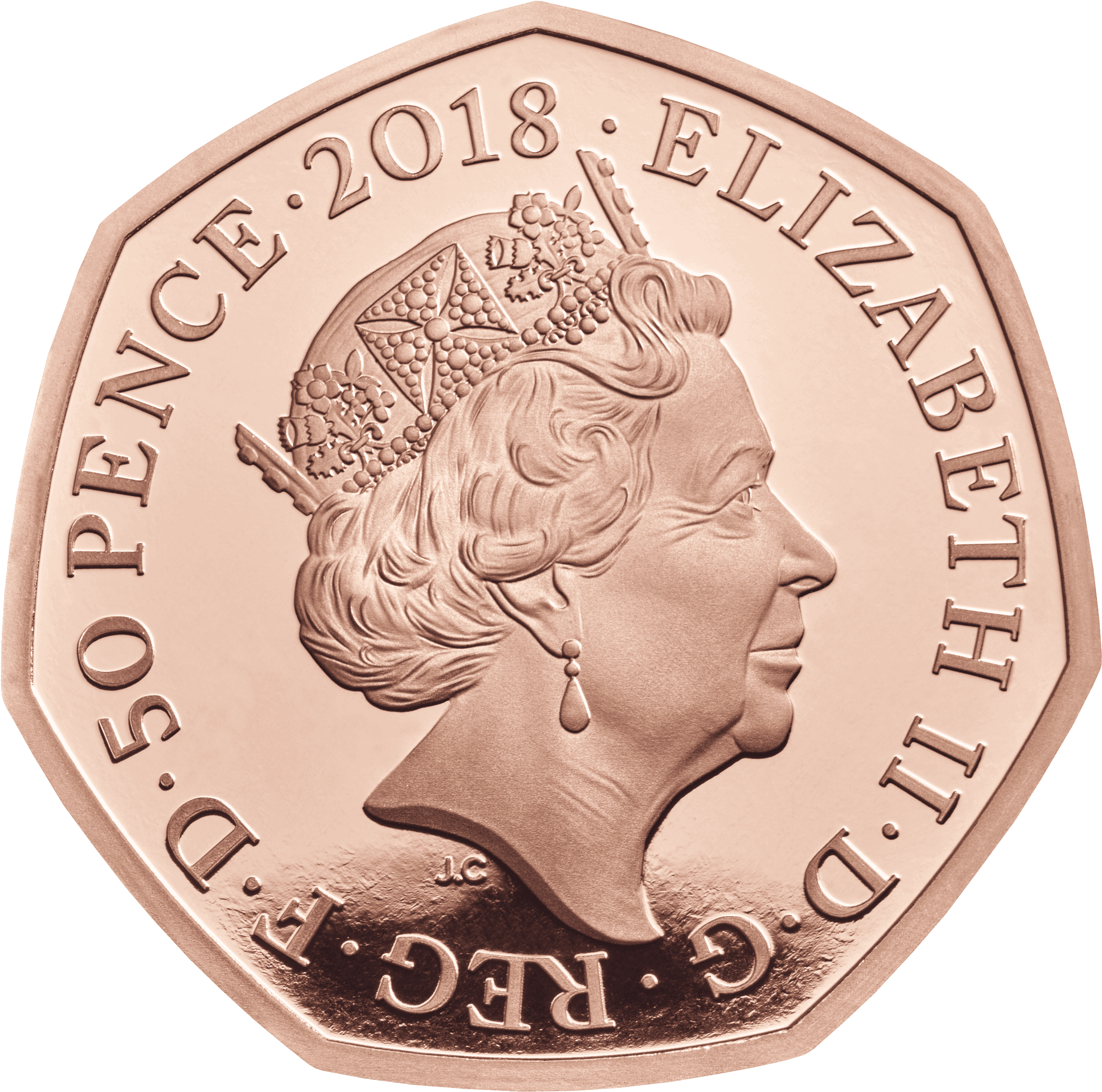 40th Anniversary Of The Snowman 2018 Uk 50p Gold Coin - Fifty Pence - Transparent PNG Free Download | PNGio