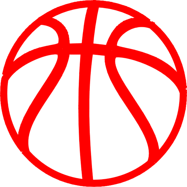 Red And White Basketball Clipart Free Transparent PNG Clipart Images Download. - Transparent PNG Free Download | PNGio