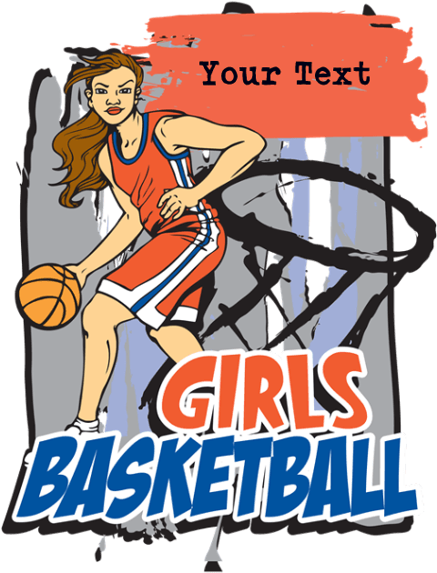 Personalized Girls Basketball Puzzle Personalized Girls Basketball Shower Curtain Free Transparent PNG Clipart Images Download. - Transparent PNG Free Download | PNGio