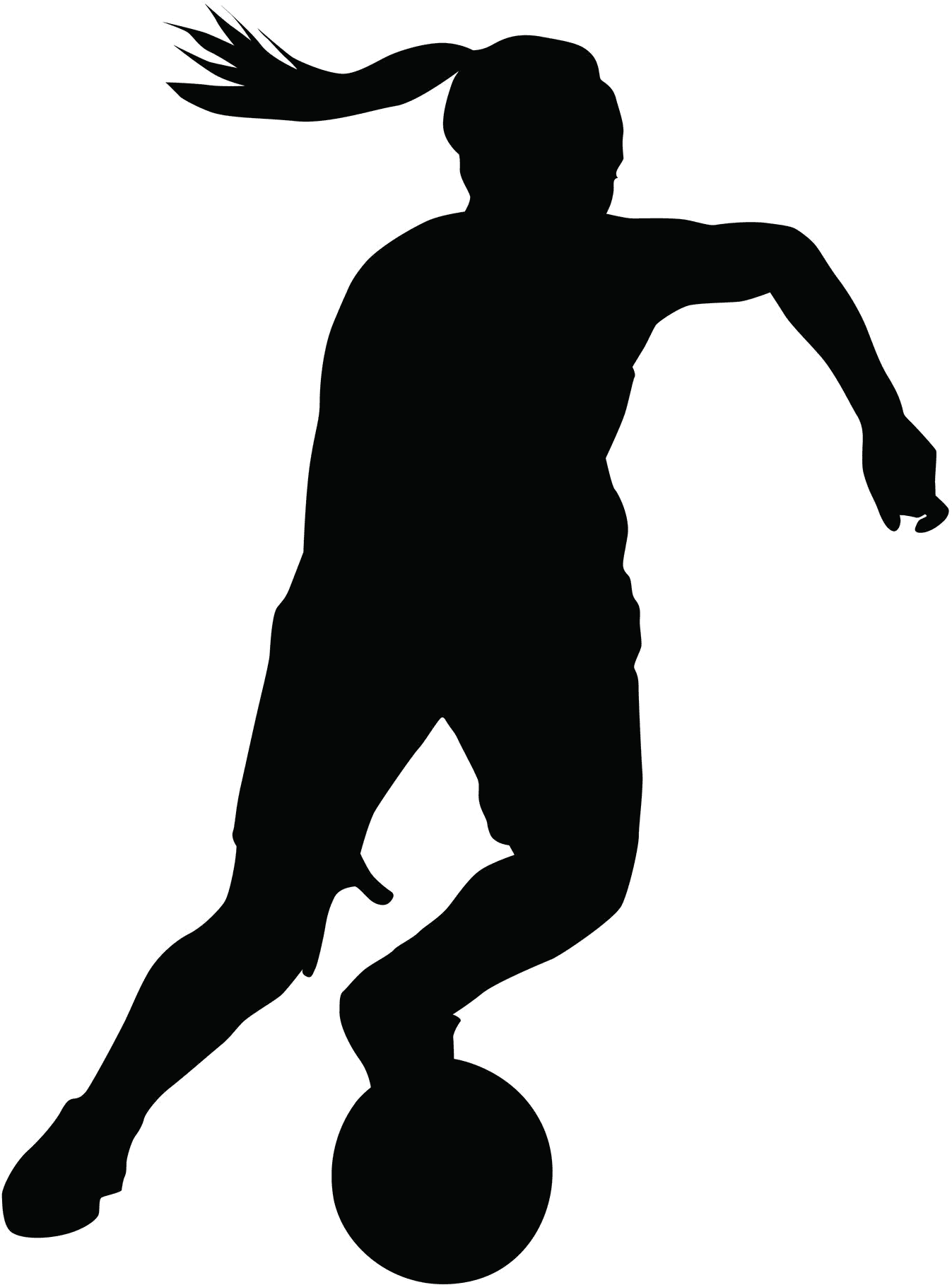 Whiteford Morenci Girls Basketball Game Postponed €“ Silhouette Girl Playing Basketball Free Transparent PNG Clipart Images Download. - Transparent PNG Free Download | PNGio