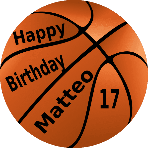 Happy Birthday Basketball Clip Art At Clker Basketball And Soccer Free Transparent PNG Clipart Images Download. - Transparent PNG Free Download | PNGio
