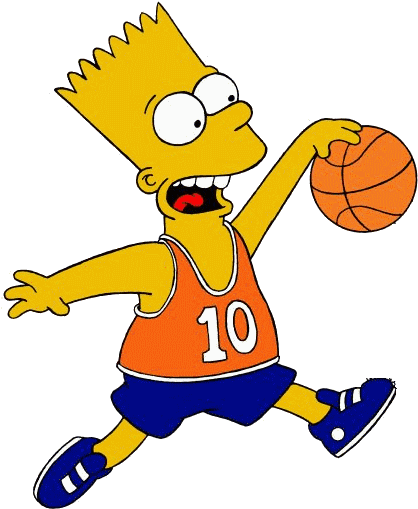 The Simpsons What Sport Do You Thin Bart Simpson Should Bart Simpson Basketball Free Transparent PNG Clipart Images Download. - Transparent PNG Free Download | PNGio