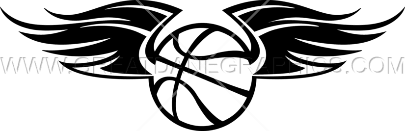 Basketball Wings Basketball With Wings Black And White Free Transparent PNG Clipart Images Download. - Transparent PNG Free Download | PNGio