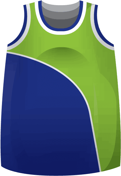 Baseline Reversible Ladies Basketball Jersey Basketball Uniform Blue Green Free Transparent PNG Clipart Images Download. - Transparent PNG Free Download | PNGio