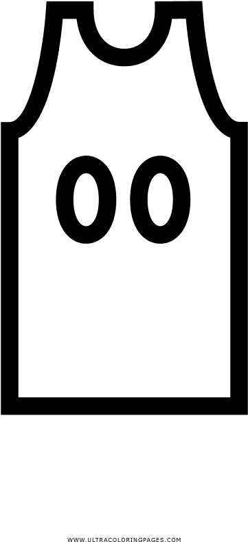 Basketball Jersey Coloring Page Camiseta Basketball Para Dibujar Free Transparent PNG Clipart Images Download. - Transparent PNG Free Download | PNGio