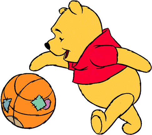 Winnie The Pooh Clipart House Winnie The Pooh Playing Basketball Free Transparent PNG Clipart Images Download - Transparent PNG Free Download | PNGio