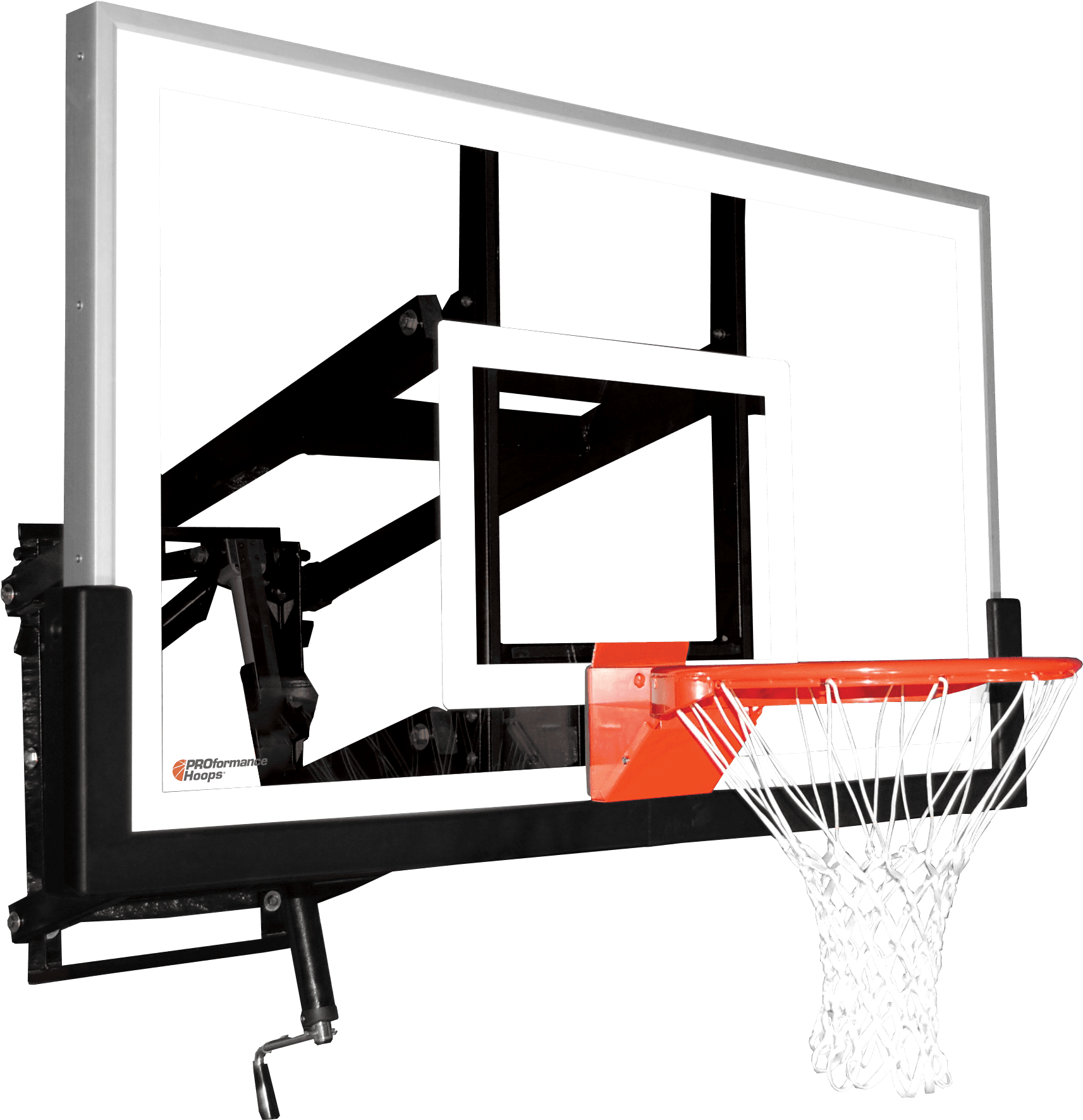Wall Mount Wm60 Adjustable Basketball Hoop With 60 - Basketball - Free Transparent PNG Clipart Images Download. ClipartMax.com - Transparent PNG Free Download | PNGio