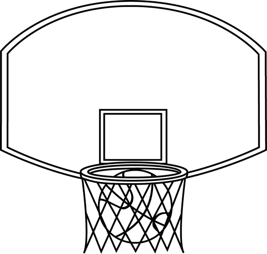 Black And White Basketball Backboard And Ball - Black And White Image Of Basket Ball - Free Transparent PNG Clipart Images Download. ClipartMax.com - Transparent PNG Free Download | PNGio