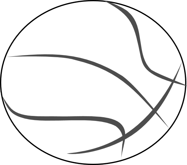 Basketball Outline Clip Art - Raytown South High School - Free Transparent PNG Clipart Images Download. ClipartMax.com - Transparent PNG Free Download | PNGio
