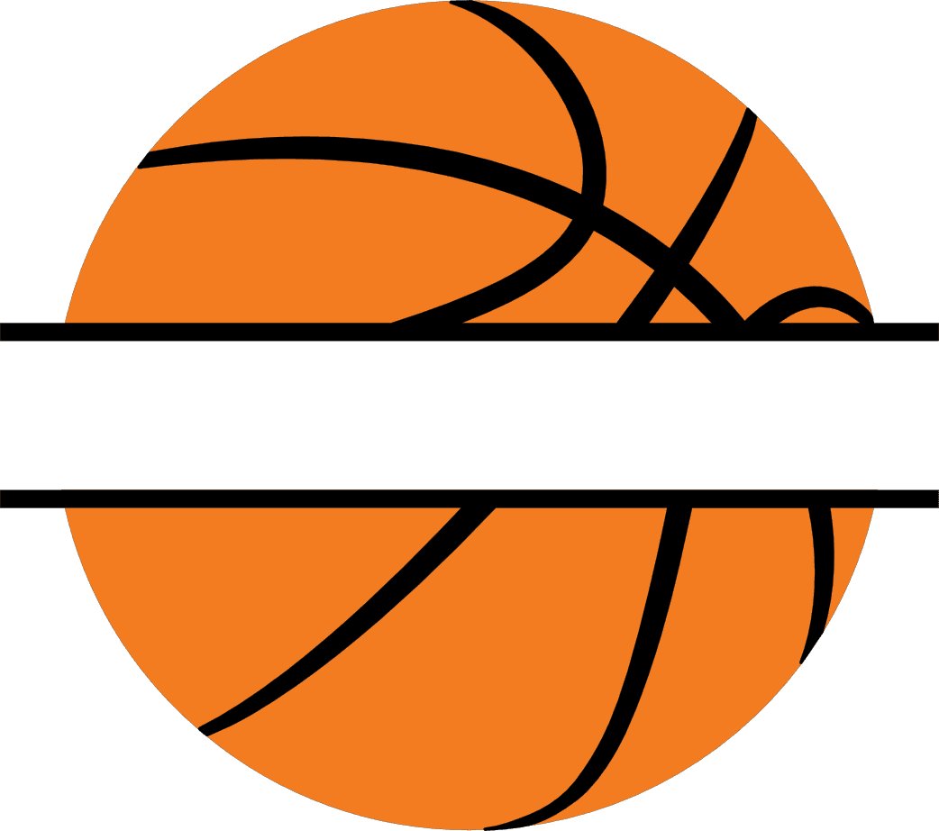 Monogram, Personal Use, Split Basketball, - Monogram, Personal Use, Split Basketball, - Free Transparent PNG Clipart Images Download. ClipartMax.com - Transparent PNG Free Download | PNGio