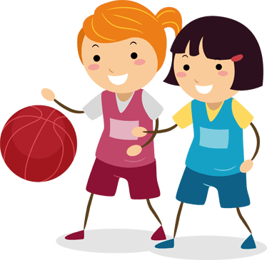 Little Basketball Girls Wall Sticker - Girl Playing Netball Clipart - Free Transparent PNG Clipart Images Download. ClipartMax.com - Transparent PNG Free Download | PNGio