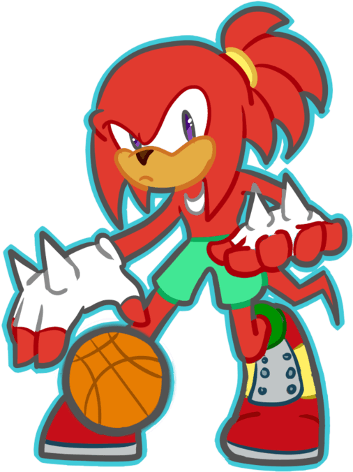 Basketball Knuckles By Halfway To Insanity - Knuckles Deviantart - Free Transparent PNG Clipart Images Download. ClipartMax.com - Transparent PNG Free Download | PNGio