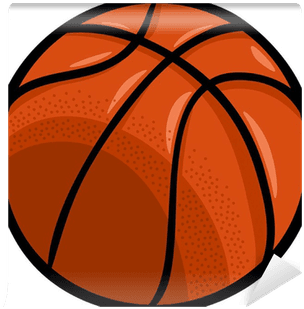 Basketball Ball Cartoon Clip Art Wall Mural • Pixers® - Balon De Baloncesto Dibujo - Free Transparent PNG Clipart Images Download. ClipartMax.com - Transparent PNG Free Download | PNGio