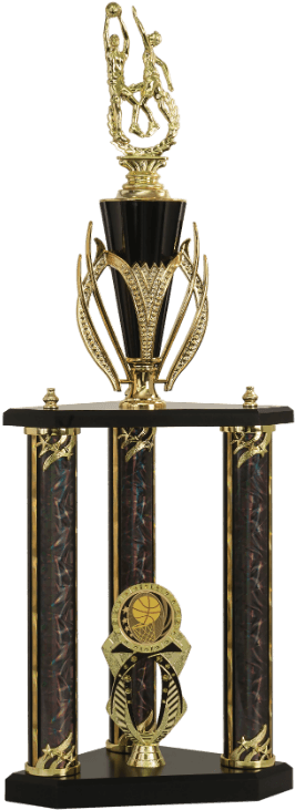 3 Post Basketball Trophy - Trophy - Free Transparent PNG Clipart Images Download. ClipartMax.com - Transparent PNG Free Download | PNGio