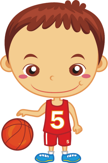 Playing Sports Basketball - American Football Vector Kids - Free Transparent PNG Clipart Images Download. ClipartMax.com - Transparent PNG Free Download | PNGio