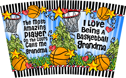 Basketball Grandma Stainless Steel Tumbler - Book Page Numbers - Free Transparent PNG Clipart Images Download. ClipartMax.com - Transparent PNG Free Download | PNGio