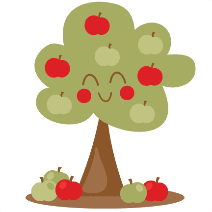 Apple Tree Svg Scrapbook Cut File Cute Clipart Files - Cute Apple Tree Clipart - Free Transparent PNG Clipart Images Download. - Transparent PNG Free Download | PNGio