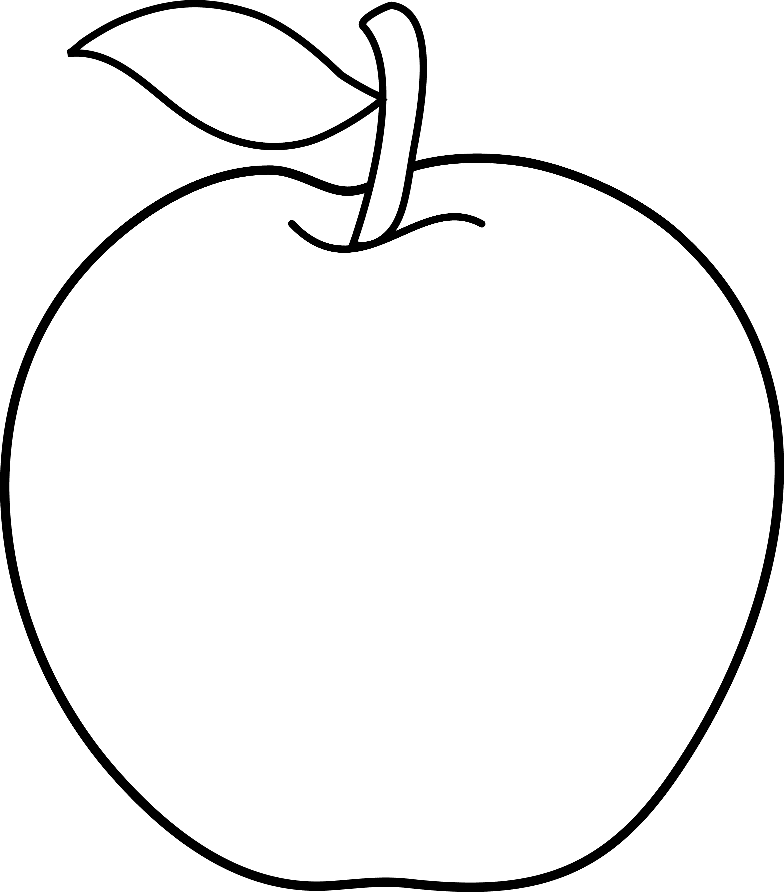 Black And White Apple Tree Clipart Free Clipart - Black And White Apple - Free Transparent PNG Clipart Images Download. - Transparent PNG Free Download | PNGio
