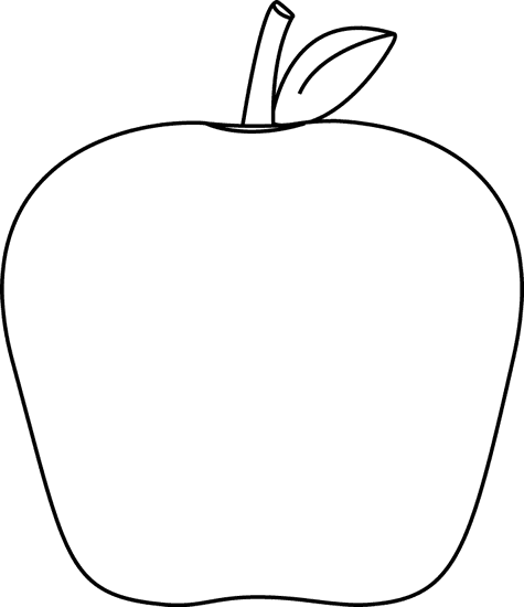 Black And White Apple Clip Art - White Apple Clipart - Free Transparent PNG Clipart Images Download. - Transparent PNG Free Download | PNGio