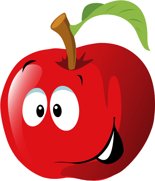 Free Cartoon Red Apple Clip Art - Apple Clip Art - Free Transparent PNG Clipart Images Download. - Transparent PNG Free Download | PNGio