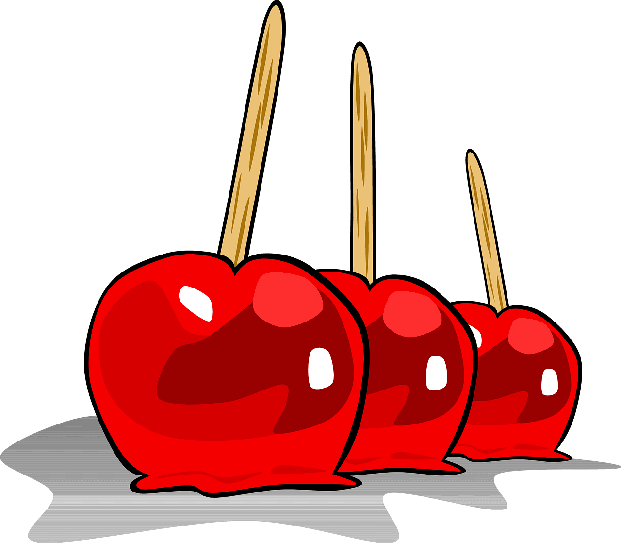 Valentine's Day Clipart Food - Toffee Apples Clip Art - Free Transparent PNG Clipart Images Download. - Transparent PNG Free Download | PNGio