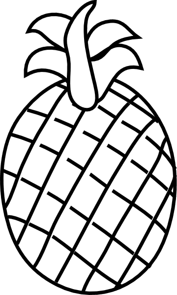 Pineapple Black And White Pineapple Clip Art At Vector - Pine Apple Clipart Black And White - Free Transparent PNG Clipart Images Download. - Transparent PNG Free Download | PNGio