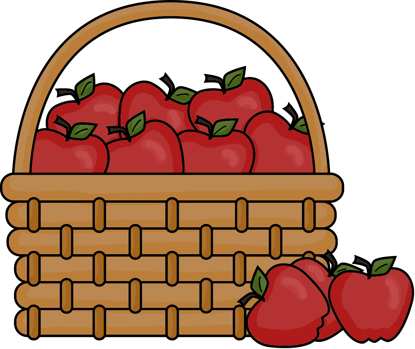 Free Clipart Basket Of Apples Best Apple 21642 Clipartion - Apples In A Basket Clipart - Free Transparent PNG Clipart Images Download. - Transparent PNG Free Download | PNGio