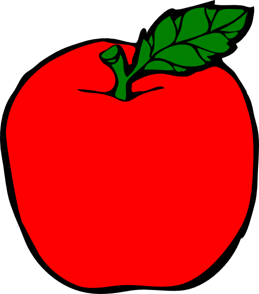 Clipart Of Red Apple Clip Art At Clker Com Vector Online - Red Apple Clipart - Free Transparent PNG Clipart Images Download. - Transparent PNG Free Download | PNGio