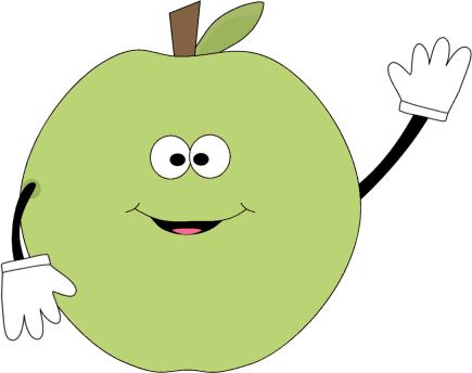 Green Apple Waving Clip Art Green Apple Waving Image - Waving Apple Gif - Free Transparent PNG Clipart Images Download. - Transparent PNG Free Download | PNGio