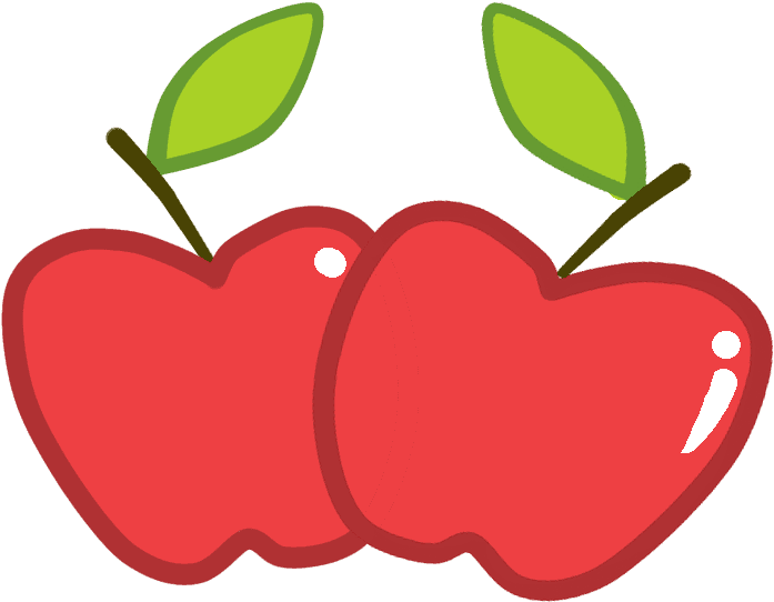 Apple Buck's Cutie Mark By Wolfangelmoon - Red Apple Cutie Mark - Free Transparent PNG Clipart Images Download. - Transparent PNG Free Download | PNGio