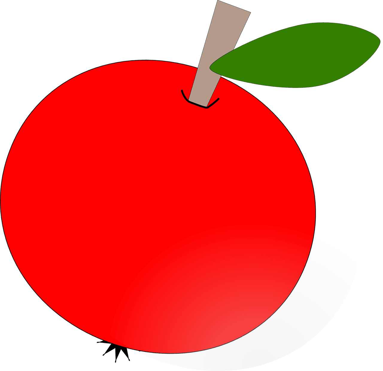 Apple, Fruit, Red - Fruit Cartoon Of Apple - Free Transparent PNG Clipart Images Download. - Transparent PNG Free Download | PNGio