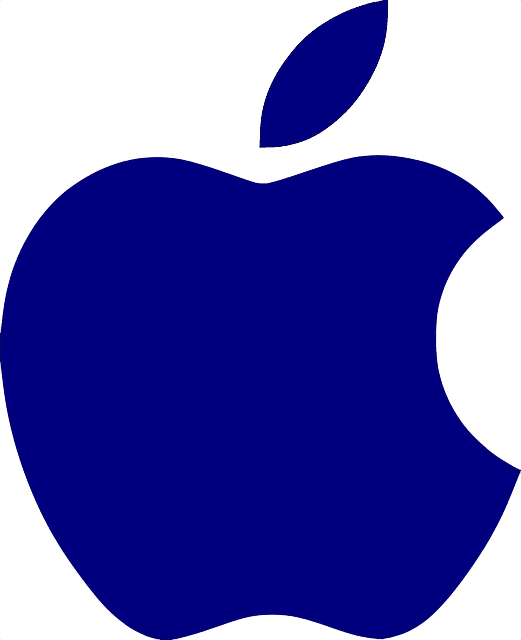 Apple Logo White Clip Art At Clker - Apple Logo Png Blue - Free Transparent PNG Clipart Images Download. - Transparent PNG Free Download | PNGio