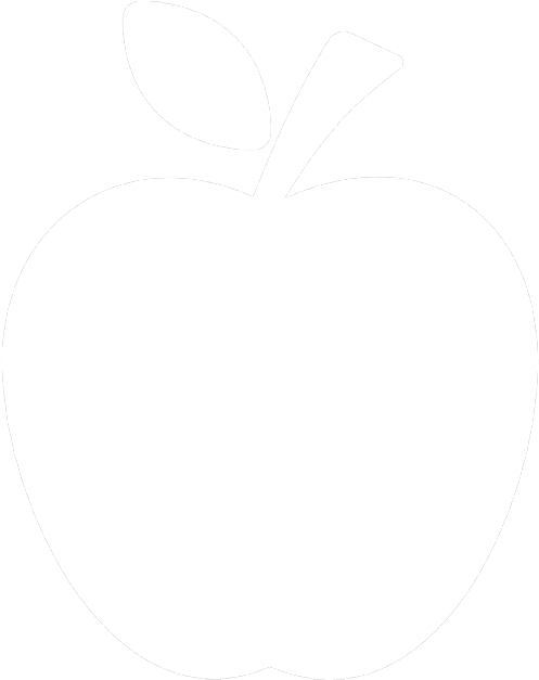Fruits & Vegetables - White Apple Silhouette - Free Transparent PNG Clipart Images Download. - Transparent PNG Free Download | PNGio