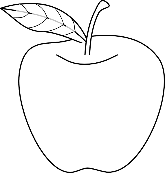 Apple Outline - Free Transparent PNG Clipart Images Download. - Transparent PNG Free Download | PNGio