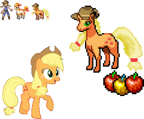 “ I Plan To Make The Mane Six So I Started With Applejack - My Little Pony Apple Jack - Free Transparent PNG Clipart Images Download. - Transparent PNG Free Download | PNGio