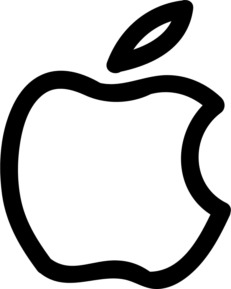 Apple Brand Hand Drawn Logo Outline Comments - Apple Logo Outline Png - Free Transparent PNG Clipart Images Download. - Transparent PNG Free Download | PNGio