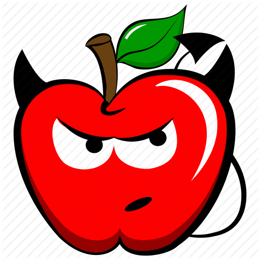 Angry - Apples Cartoon - Free Transparent PNG Clipart Images Download. - Transparent PNG Free Download | PNGio
