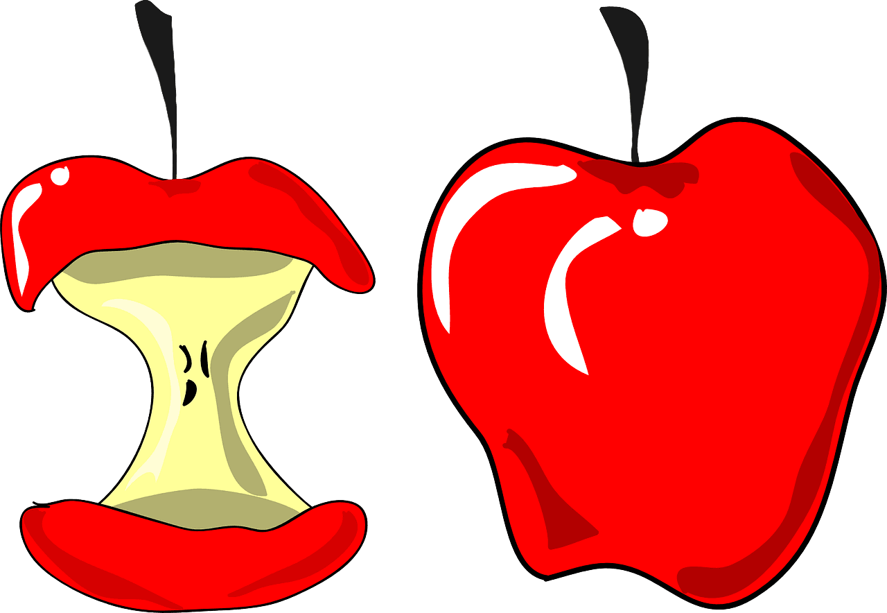 Apple Clip Art 7 - Eaten Apple Clipart - Free Transparent PNG Clipart Images Download. - Transparent PNG Free Download | PNGio