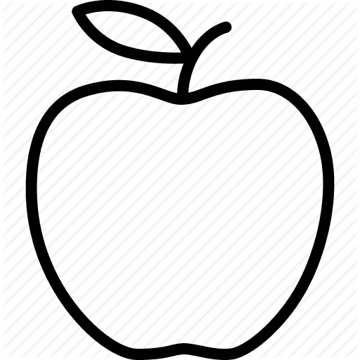 Apple, Big, Education, Food, Fruit, New York, Outline - Apple Outline Transparent Background - Free Transparent PNG Clipart Images Download. - Transparent PNG Free Download | PNGio