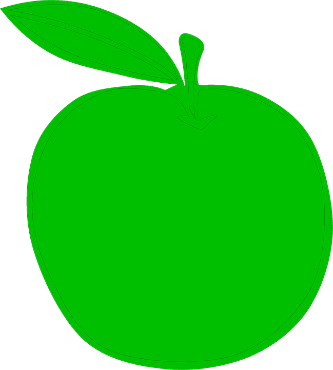 Apple Cliparts Background 18, Buy Clip Art - Green Apple Vector Png - Free Transparent PNG Clipart Images Download. - Transparent PNG Free Download | PNGio