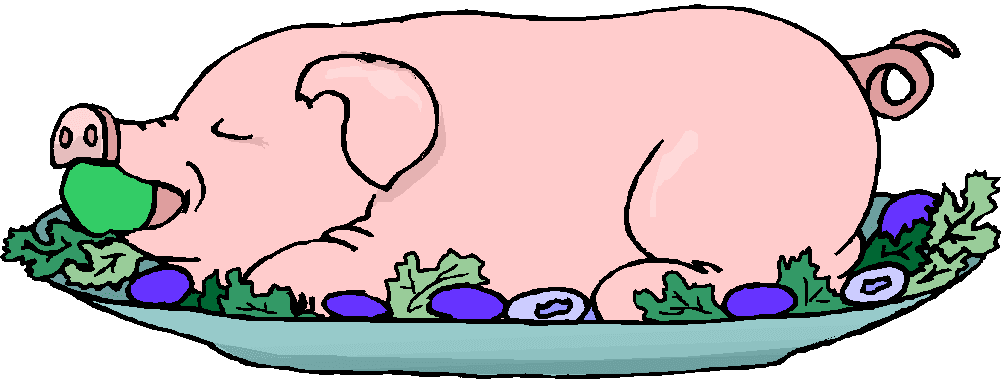 Dv Cūku Bēres/ Pig Roast - Roast Pig With Apple - Free Transparent PNG Clipart Images Download. - Transparent PNG Free Download | PNGio