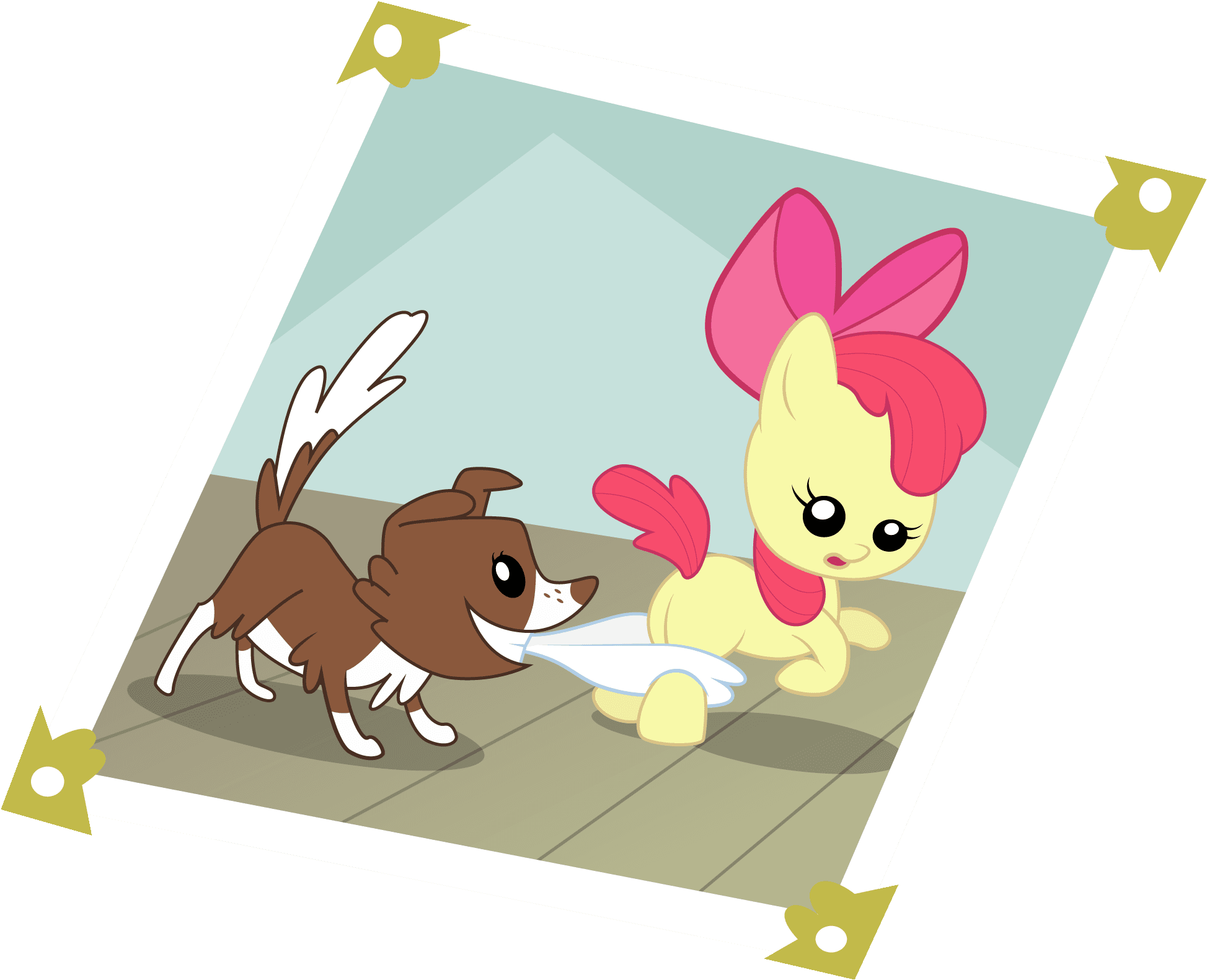 My Little Pony Friendship Is Magic Baby Apple Bloom - My Little Pony Baby Apple Bloom - Free Transparent PNG Clipart Images Download. - Transparent PNG Free Download | PNGio