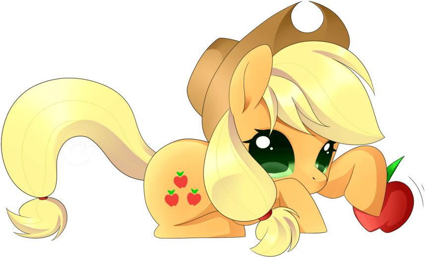 My Little Pony Friendship Is Magic Wallpaper Possibly - My Little Pony Apple Jack Cute - Free Transparent PNG Clipart Images Download. - Transparent PNG Free Download | PNGio