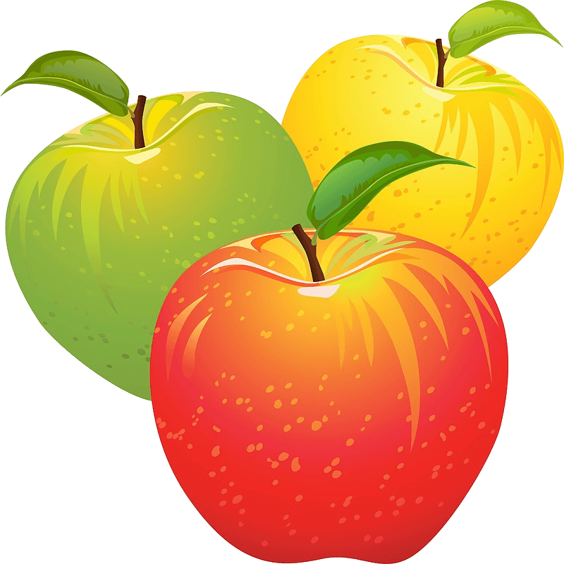 Apple Clipart Wallpaper Download - Ripe Apples Cliparts - Free Transparent PNG Clipart Images Download. - Transparent PNG Free Download | PNGio