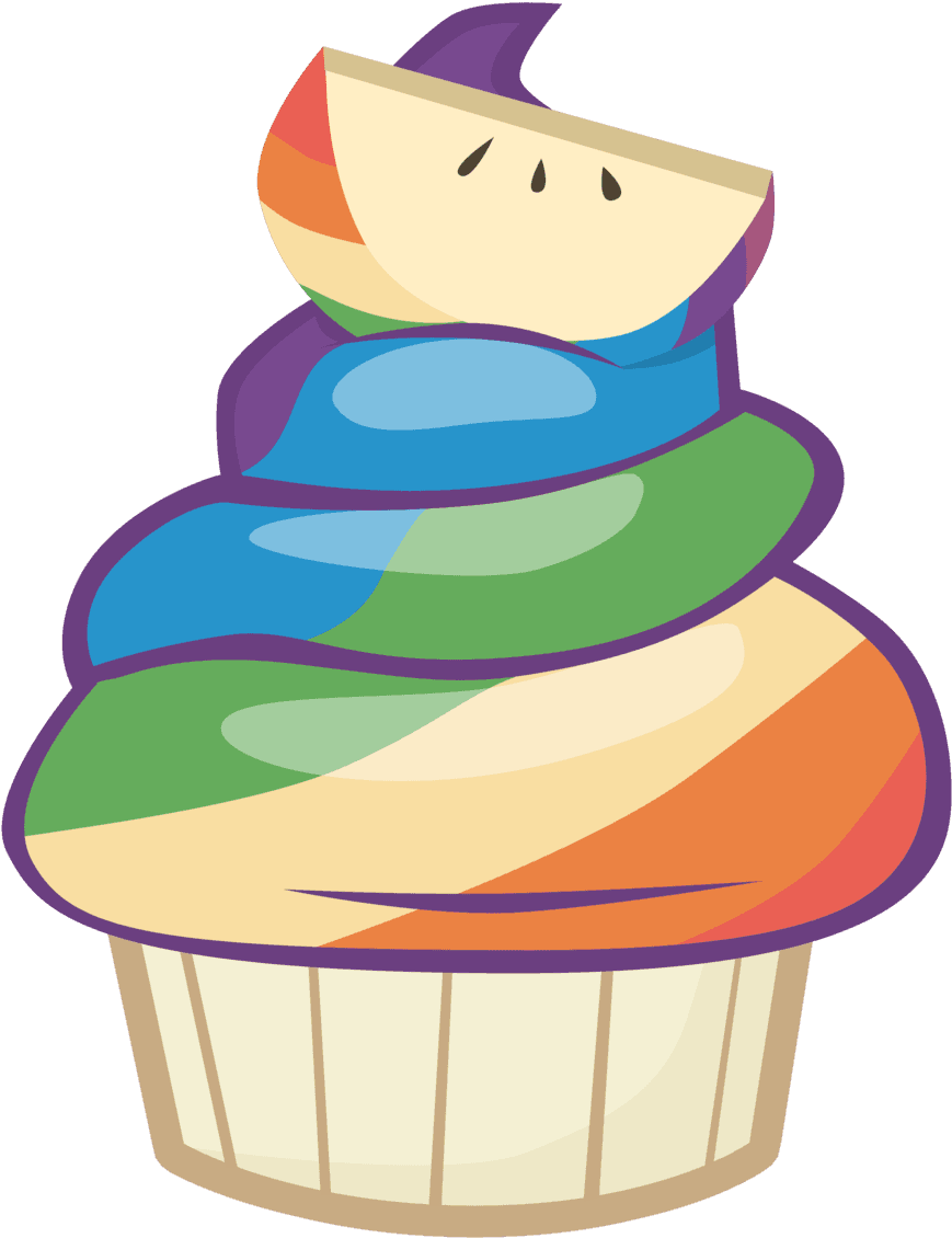 Zapapple Cupcake By Atnezau Zapapple Cupcake By Atnezau - Zap Apple Cutie Mark - Free Transparent PNG Clipart Images Download. - Transparent PNG Free Download | PNGio