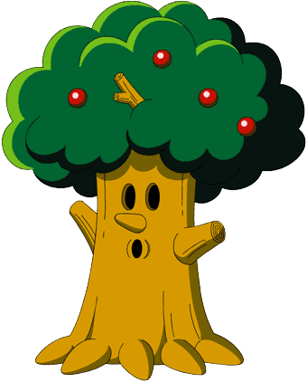 The Forest King First Appeared In Kirby's Dream Land - Apple Tree Clipart With A Face - Free Transparent PNG Clipart Images Download. - Transparent PNG Free Download | PNGio