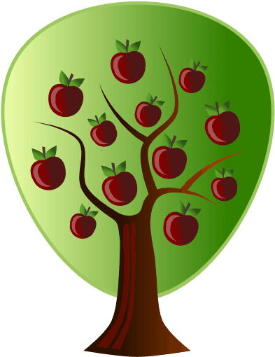 Abstract Crops Apple Tree Clipartsy - Apple Tree Vector Png - Free Transparent PNG Clipart Images Download. - Transparent PNG Free Download | PNGio